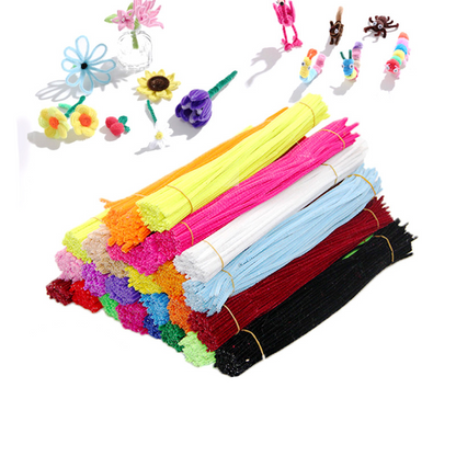 🌈Élénk színű zsenília szárak barkácsoláshoz