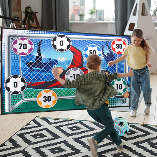 🥅 Falra szerelhető focijáték készlet