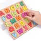 🧩Fából készült ábécé és szám puzzle gyerekeknek