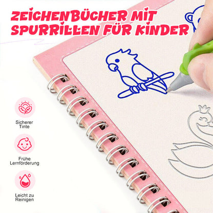 🎨 Tökéletes vonalak minden gyereknek! Vájatos rajzolókönyv.