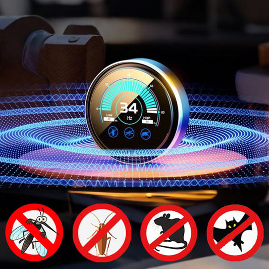 🐭Okos Ultrahangos Kártevő- és Rágcsálóriasztó🚫