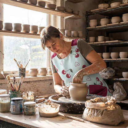 👩‍🍳 Felcsúszós kötény – keresztpántos, kényelmes
