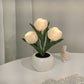 🌷💡 LED Tulipán Asztali Éjszakai Lámpa