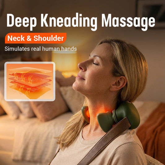 Hordozható, többfunkciós nyak- és vállmasszírozó