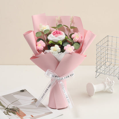 💐A legszebb ajándék🔥Kézzel készített finom horgolt virágcsokor