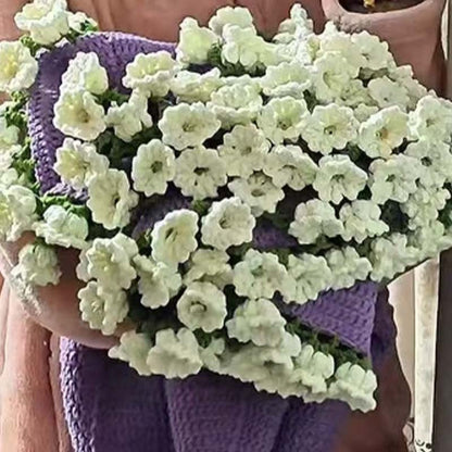 💐Horgolt rózsacsokor kötött takaró