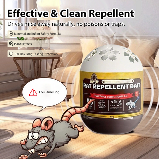 🔥 Növényi alapú egérriasztó krém 🌿 90 napos védelem rágcsálók ellen gyerek- és állatbarát 🐭