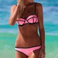 💎Női kontrasztos színű bikini szett👙