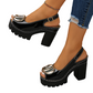👡Elegáns Nyitott Orrú Magassarkú Szandál