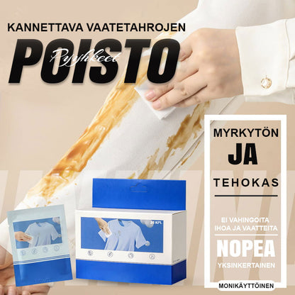 👕 Egyedileg csomagolt folttisztító törlőkendők ruhához 🧼 Gyors tisztítás bárhol, bármikor