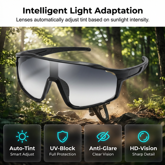 🕶️ Fényérzékeny unisex sportszemüvegek