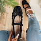 👡 MOST 50% KEDVEZMÉNY! 🌸 Női csipkés, lélegző, négyzetes orrú balettcipő