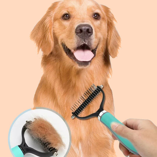 🐾Kétoldalas fésű állatok szőrének eltávolítására