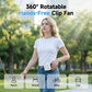 360°-ban forgatható, kézmentes, rögzíthető ventilátor