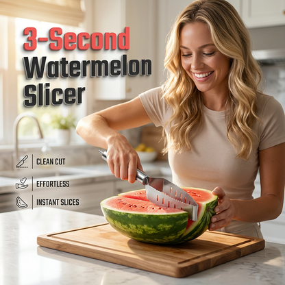 🔪🍉 Rozsdamentes Acél Gyümölcsszeletelő