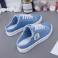 👟💐Női farmer anyagú slip-on papucs