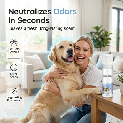 🐶🧼 Vízmentes Habos Sampon Háziállatoknak