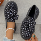 🥿🎀 Pöttyös Masnis Vastag Talpú Loafer