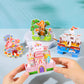 🧩 Építse fel saját 3D világát – 3D papír puzzle építőkészlet (4 darab, ragasztó nélkül) – Utánvétes 🏰