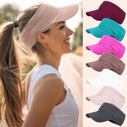 👒Unisex redős napellenzős sapka sportoláshoz és szabadtéri tevékenységekhez