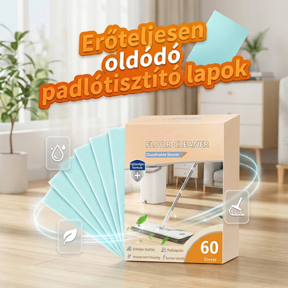 🧼📄 Gyorsoldó Padlótisztító Lapok 60db