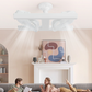 💨 Frissítse fel terét kétzónás hűtéssel – Nagyszögű hűtő LED ventilátor – Utánvétes 🌀💡