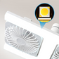 💨 Frissítse fel terét kétzónás hűtéssel – Nagyszögű hűtő LED ventilátor – Utánvétes 🌀💡