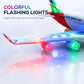✈️ Hanggal és LED-es világítással ellátott elektromos modellrepülőgép