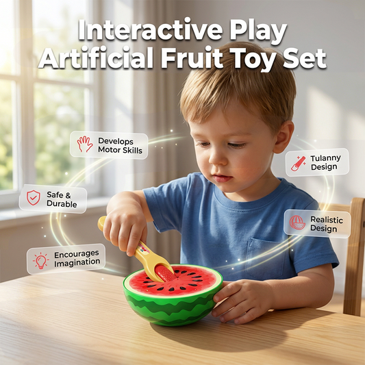 🧠✨ Szimulált gyümölcs etető játék – Aranyos dizájn, finommotorika fejlesztés és a képzeletbeli szerepjáték varázsa 🍓🥄