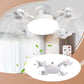 🧊 50% kedvezmény💥Mennyezeti ventilátor LED lámpával és távirányítóval