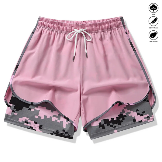 🏃 Női 2 az 1-ben sportshort belső réteggel, állítható derékpánttal