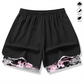 Női 2 az 1-ben sport short – Beépített belső réteggel, állítható derékpánttal | 8 szín | XS–2XL