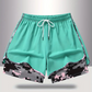 Női 2 az 1-ben sport short – Beépített belső réteggel, állítható derékpánttal | 8 szín | XS–2XL