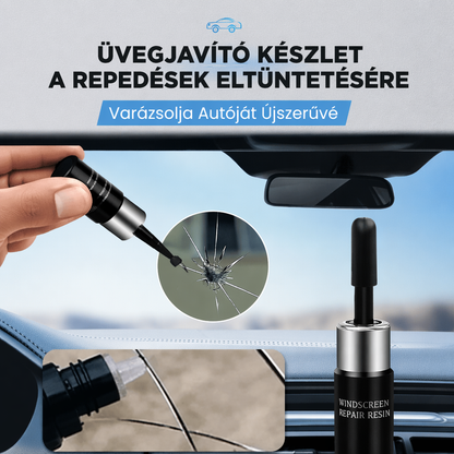 🛠️ 1+1 INGYEN✨ Üvegrepedés-javító készlet –🛡️ Professzionális megoldás házilag, amely megspórolja a drága üvegcsere költségeit 💎