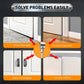 🔧✨ Univerzális Ajtópánt Kulcs: Egykezes Precizitás és Profi Beállítás! 🚪