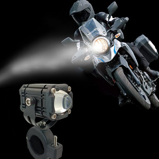 🏍️✨ Motoros LED keresőlámpa – Kétsugaras, vízálló, 12–80V univerzális | Utánvét