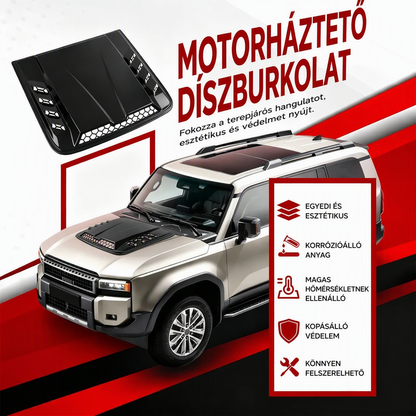🔧🚙 Univerzális motorháztető szellőző díszborítás autóhoz