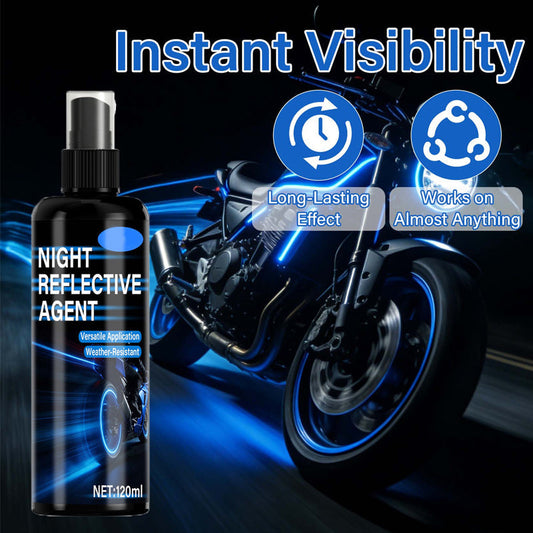 🚗 Fényvisszaverő spray | Megnövelt éjszakai láthatóság, biztonságos vezetés