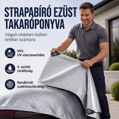 🌧️ Nagy teherbírású vastag vízálló időjárásálló ponyva