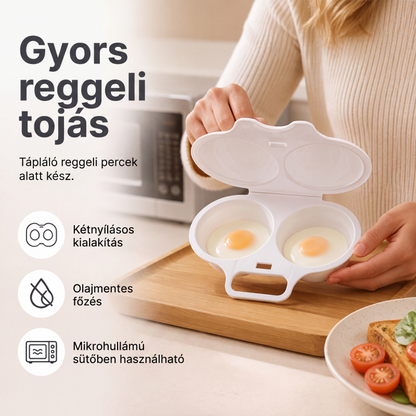 🥚Mikrohullámú Tojásfőző: Villámgyors és Tökéletes Reggeli!🍳