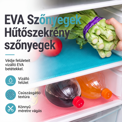 🏡 1+1 ingyen｜Vízálló hűtőszekrény polcbetétek, védik a polcokat a szennyeződésektől 🧊