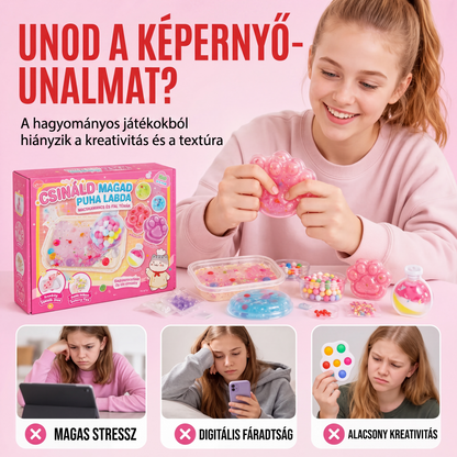 🧊 DIY kristálysquishy készlet – Kreatív szórakozás és stresszoldás