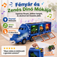 🦖🚚 Interaktív dínó szállító teherautó: Mozgó kaland és képességfejlesztés ✨🧠