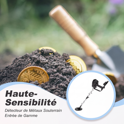 🔍50% kedvezmény⛺️ Földalatti belépő szintű fémdetektor – Rendkívül érzékeny, ideális hobbi kutatáshoz ✨