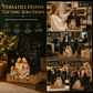 🎁 Fekete karácsonyi ajándéktasak – Elegáns csomagolás az ünnepi ajándékokhoz 🎄