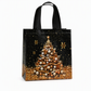 🎁 Fekete karácsonyi ajándéktasak – Elegáns csomagolás az ünnepi ajándékokhoz 🎄