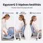 🪑 Ergonomikus memóriahabos ülőpárna háttámlával |  Hosszú ülést követően sem érezhető fáradtság