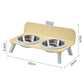 📢📢50% kedvezmény!! ⏰ Elevated Pet Bowls – Leszerelhető, kétkamrás kialakítás 🐾✨