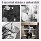 🔐👶 Többfunkciós Hűtőzár - Fúrás Nélküli Szerelés, Gyermekbiztos Konyhai Védelem
