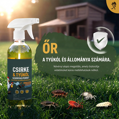 🐔🧴 Kíméletes Tisztító Spray Baromfiistállókhoz - Felülettisztítás és Szagcsökkentés